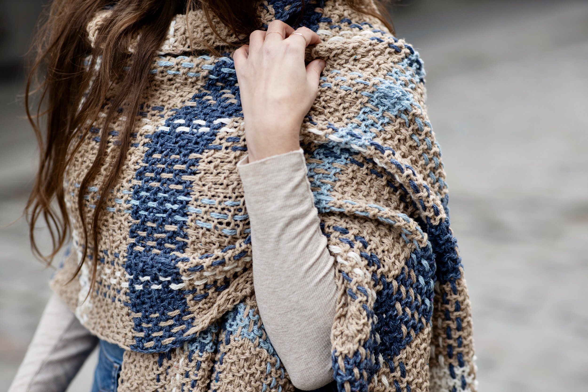 Waterbury Plaid Blanket Scarf FREE Knitting Pattern — Two of Wands